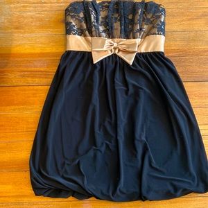 Jessica McClintock for Gunne Sax strapless dresses